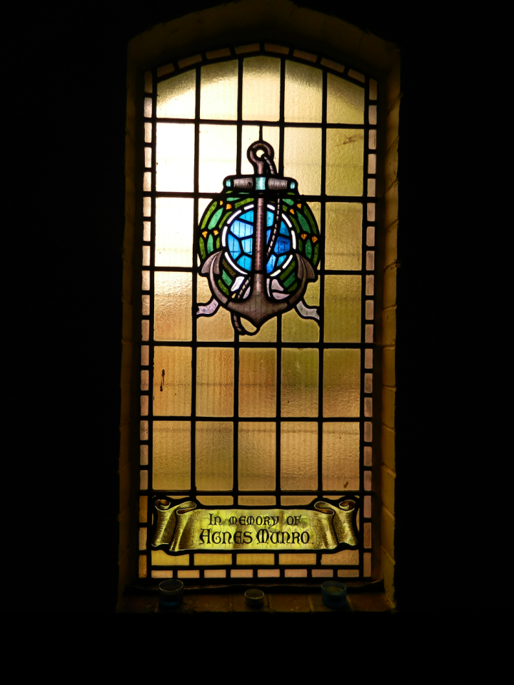 Healesville Uniting Church stained glass window
